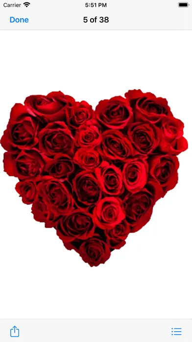 Capturas de tela do 3D Loving Heart Stickers Pack