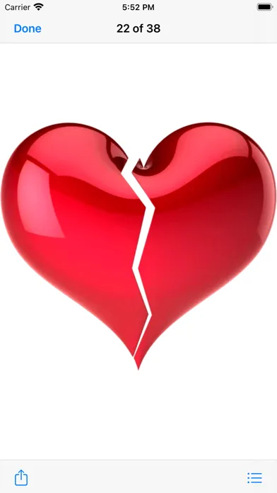Capturas de tela do 3D Loving Heart Stickers Pack