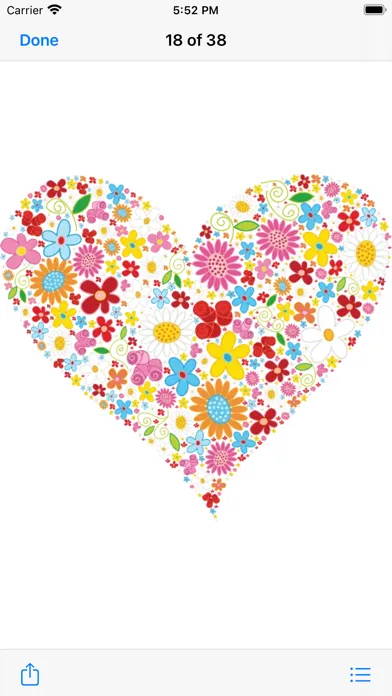 Capturas de tela do 3D Loving Heart Stickers Pack