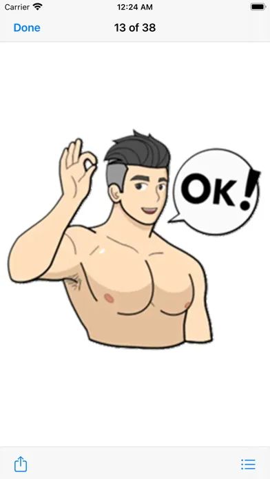 Capturas de pantalla de It's Men Time Stickers Pack