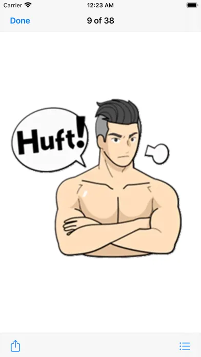 Capturas de pantalla de It's Men Time Stickers Pack