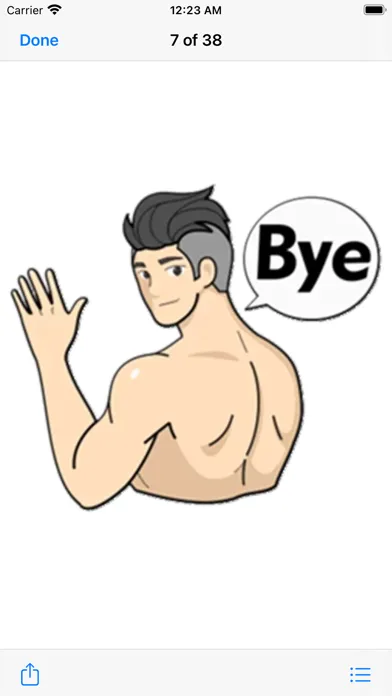 Capturas de pantalla de It's Men Time Stickers Pack