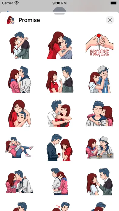 ภาพหน้าจอของ Keep Promises Sticker Pack