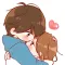 Cute Toko Love Stickers Pack