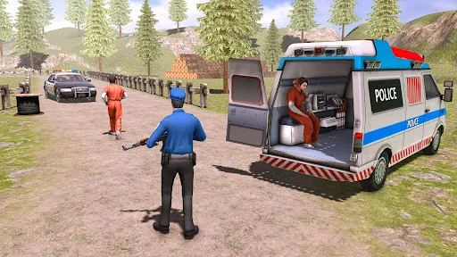 ภาพหน้าจอของ Police Van