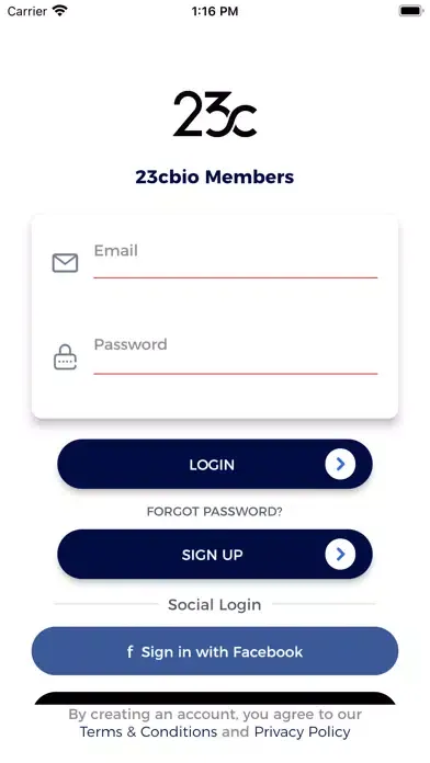 Ảnh chụp màn hình của 23cbio Members