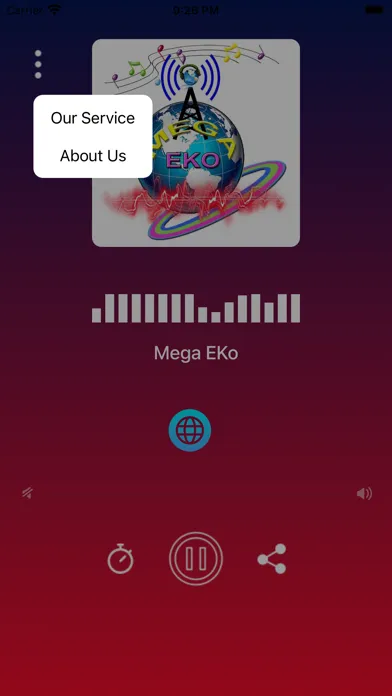 Tangkapan skrin Mega Eko