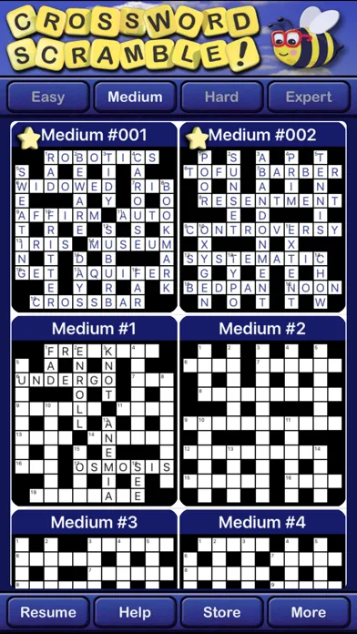 Zrzuty ekranu Crossword Scramble!