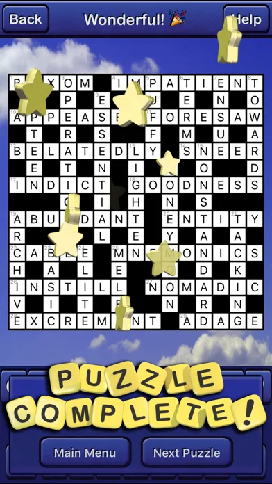 Zrzuty ekranu Crossword Scramble!