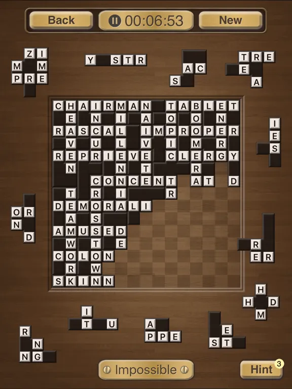 Captures d'écran de Crossword Jigsaw Puzzles iPad 