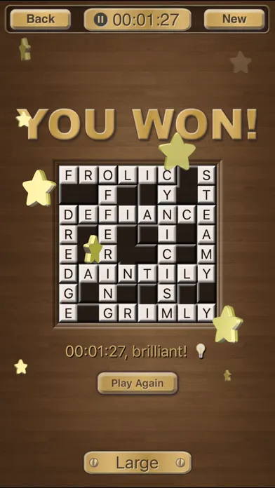 Captures d'écran de Crossword Jigsaw Puzzles