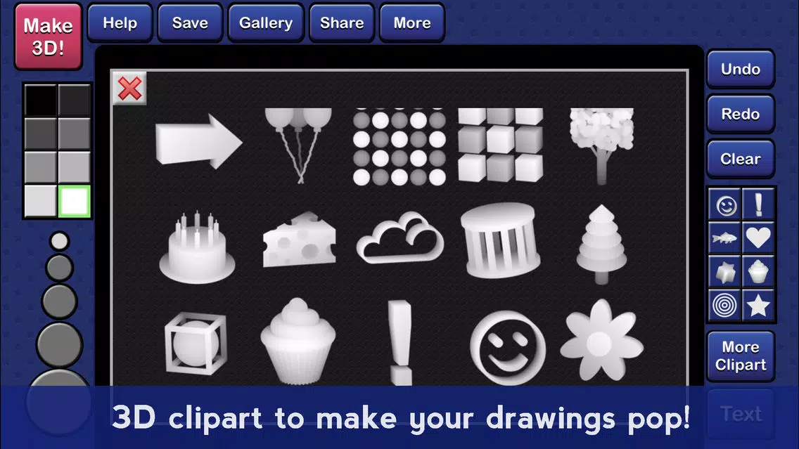 Ảnh chụp màn hình của Draw 3D! Pro