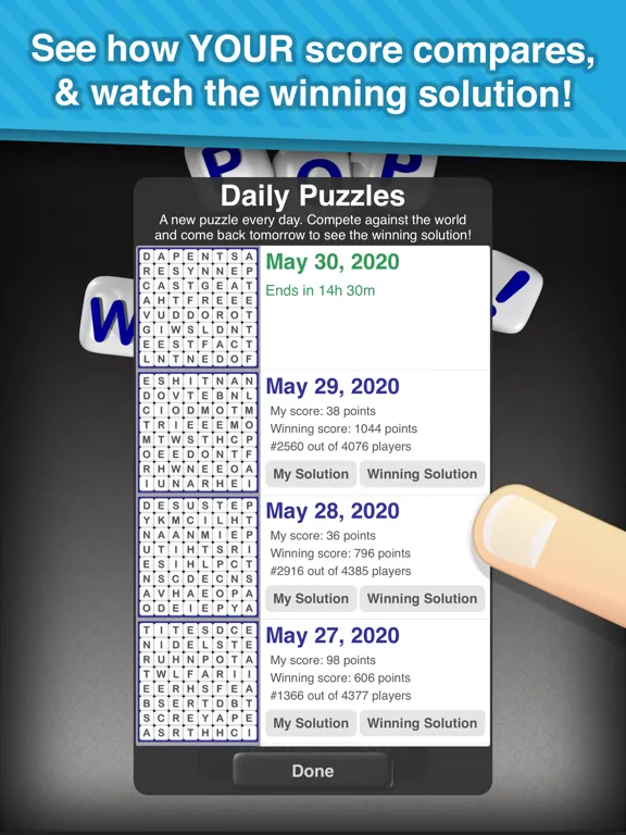 تصاویر PopWords! iPad 