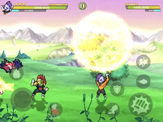 Скриншоты Dragon Warrior: Pixel Fighting iPad 