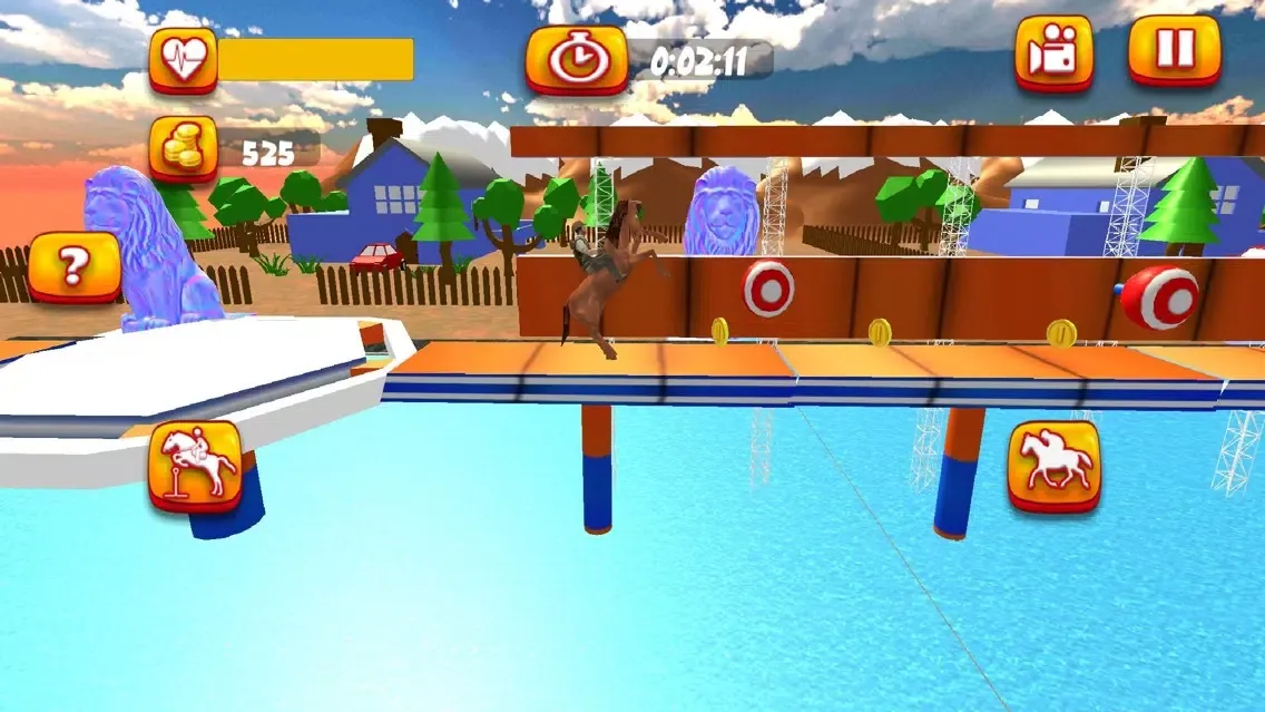 Capturas de tela do Horse Riding Stunt Simulation