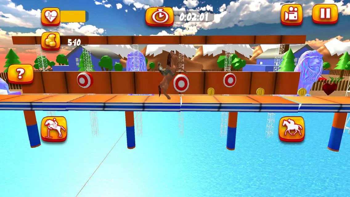 Capturas de tela do Horse Riding Stunt Simulation