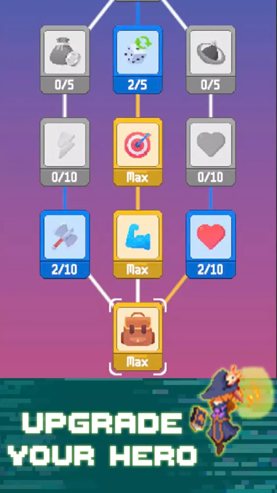 Captures d'écran de Merge Weapon: Pixel Hero