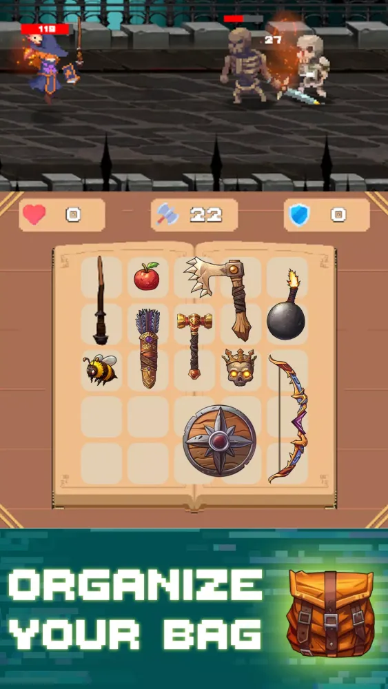 Captures d'écran de Merge Weapon: Pixel Hero