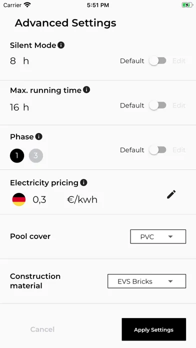 Norsup Heat Pump Configurator 스크린샷