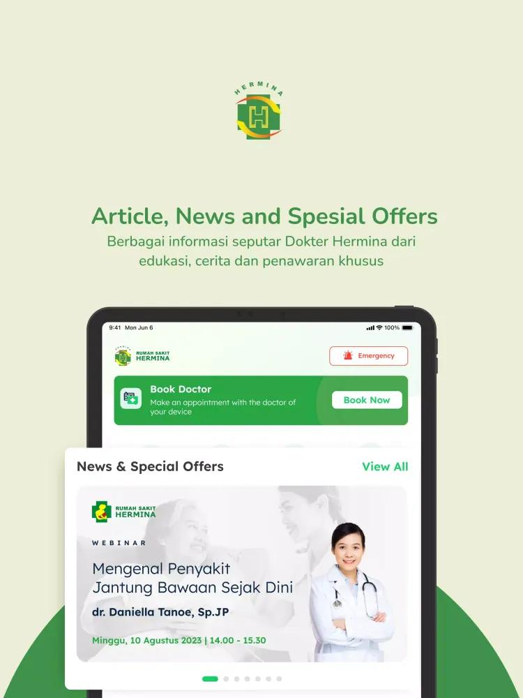 Tangkapan layar Halo Hermina