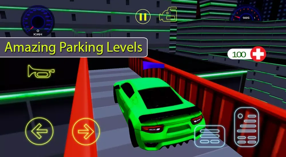 Neon Car Parking Extreme سکرین شاٹس
