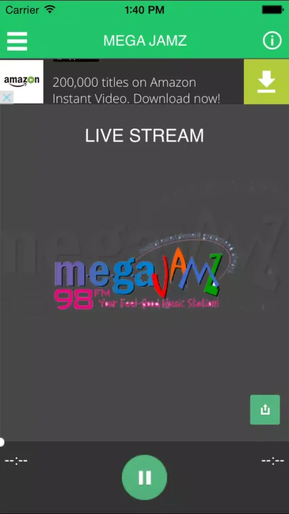 Mega Jamz 98Fm应用截图