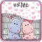 Cute Hippo Keyboard Theme