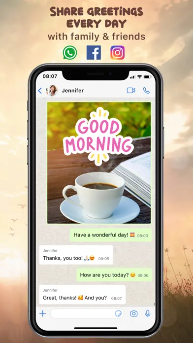 Good Morning Night Quotes GIFs স্ক্রিনশট