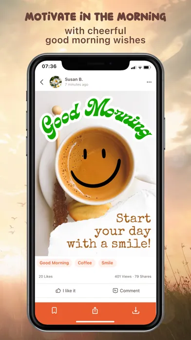 Good Morning Night Quotes GIFs স্ক্রিনশট