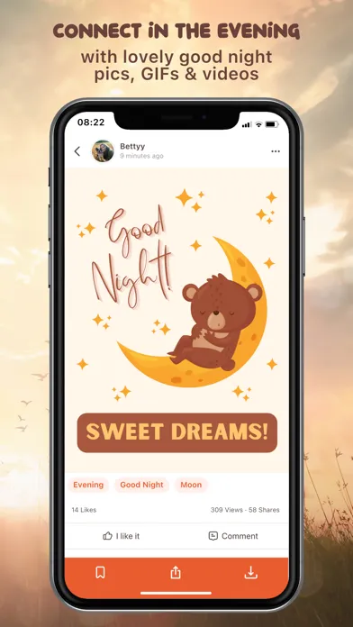 Good Morning Night Quotes GIFs স্ক্রিনশট