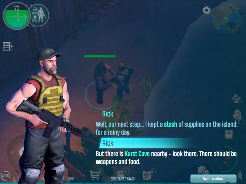 Tangkapan skrin Survivalist: invasion (zombie) iPad 