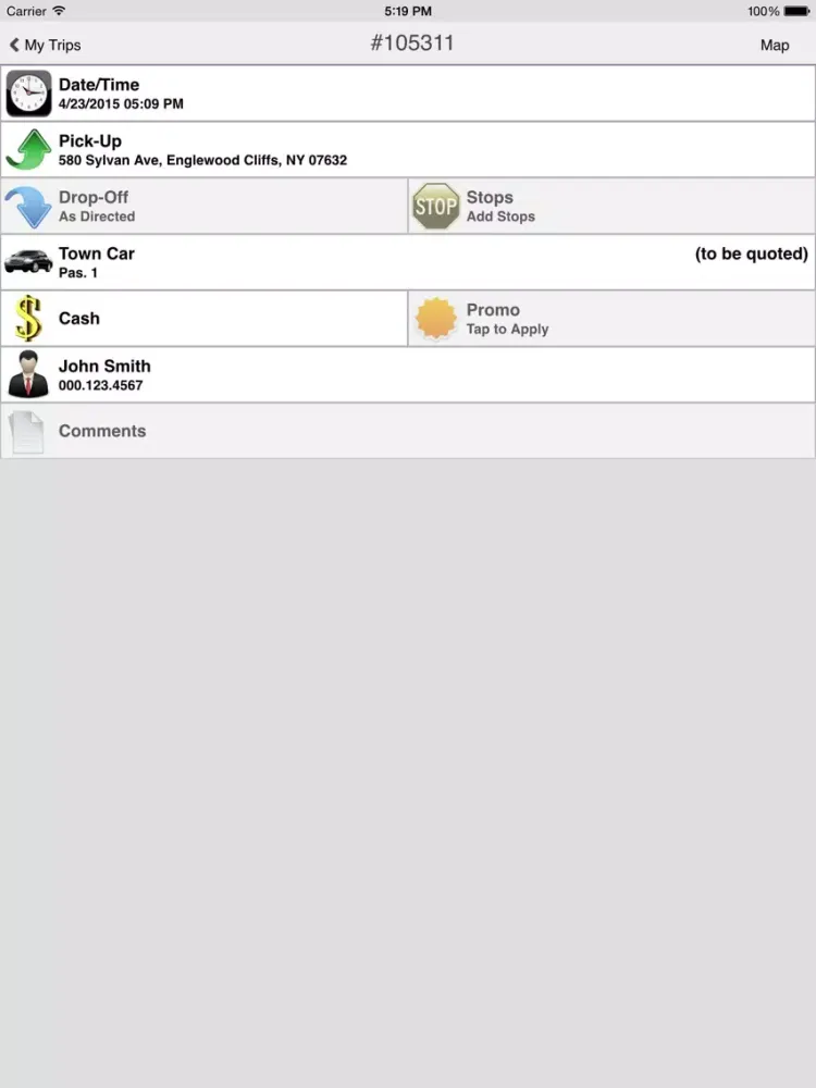 Mega Mex Car Service iPad  Ekran Görüntüleri