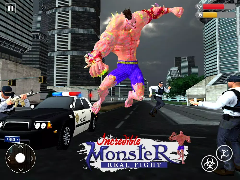 Capturas de tela do Incredible monster 3d game iPad 