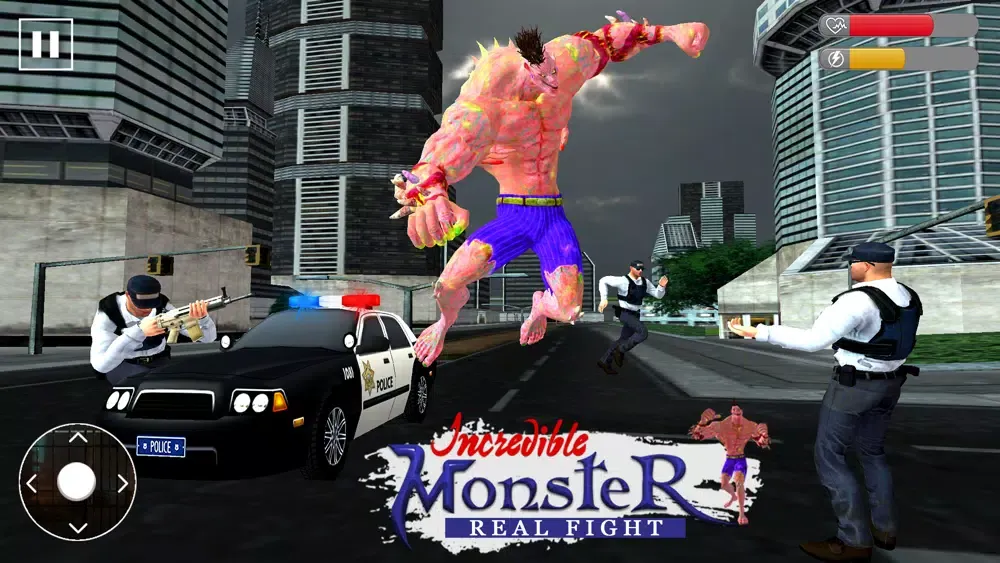 Capturas de tela do Incredible monster 3d game