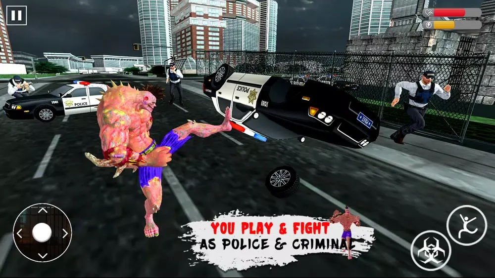 Capturas de tela do Incredible monster 3d game