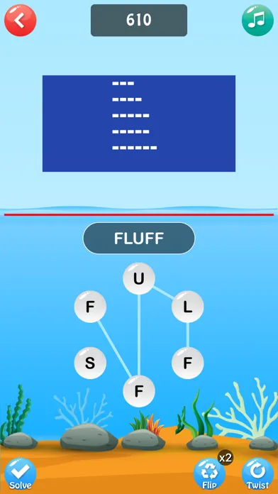 Bubbleword سکرین شاٹس