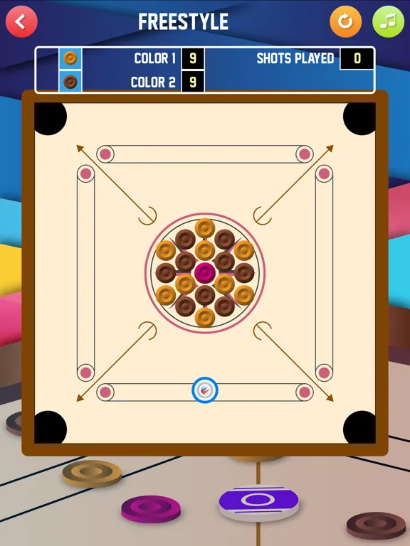 Screenshot di Carrom Mania iPad 