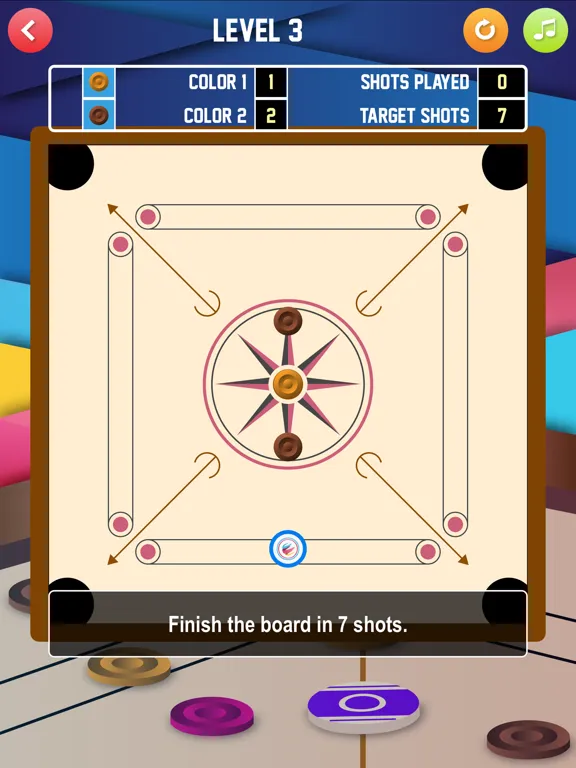 Screenshot di Carrom Mania iPad 