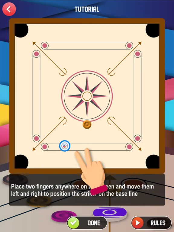 Screenshot di Carrom Mania iPad 