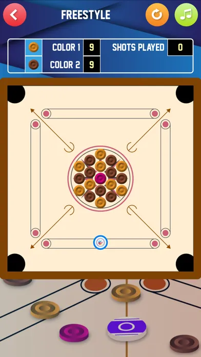 Screenshot di Carrom Mania