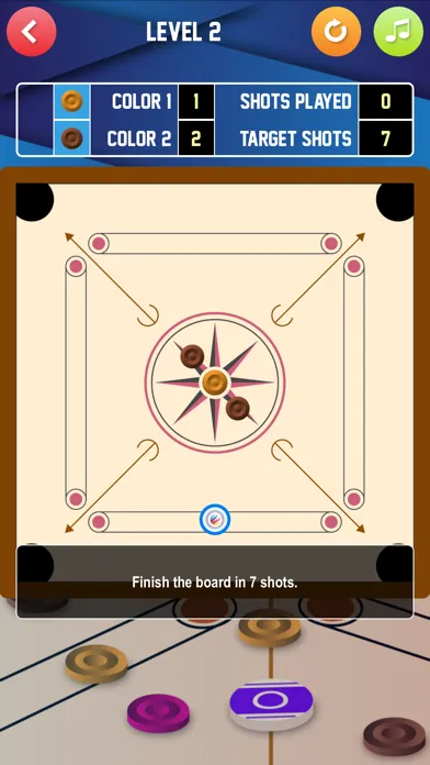 Screenshot di Carrom Mania