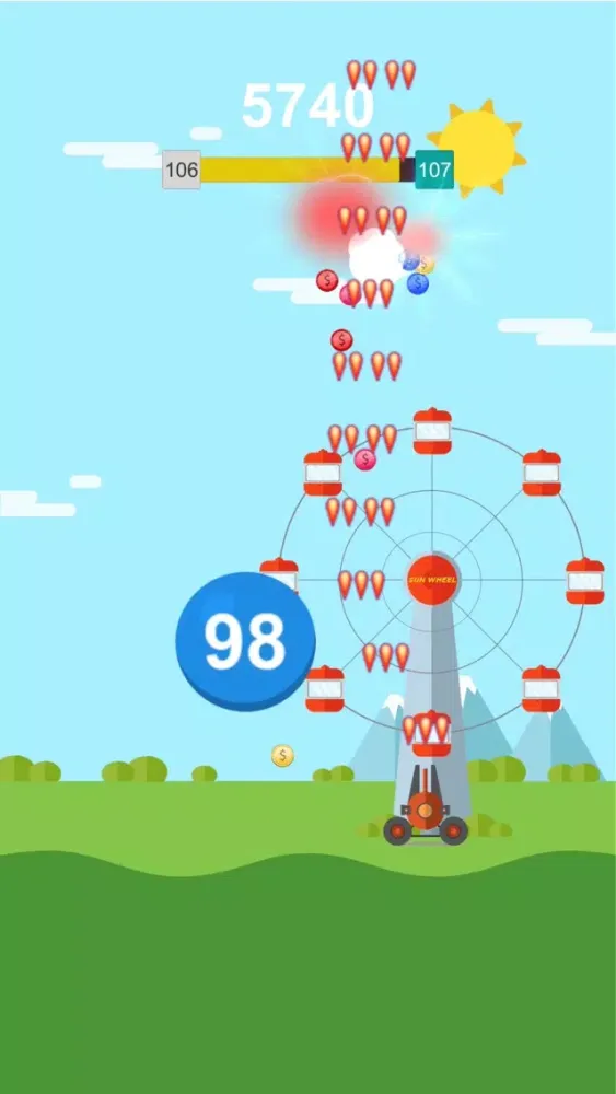 Screenshot di Swipe Blast Shooter