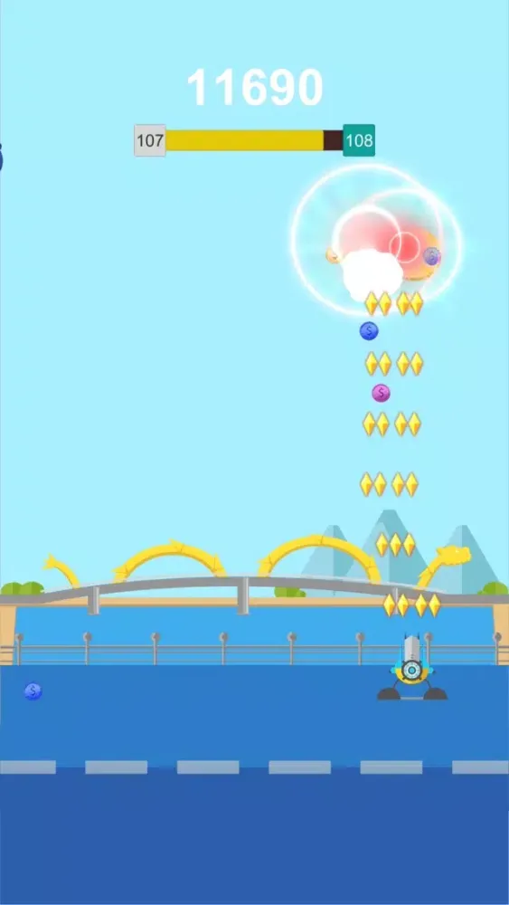 Screenshot di Swipe Blast Shooter