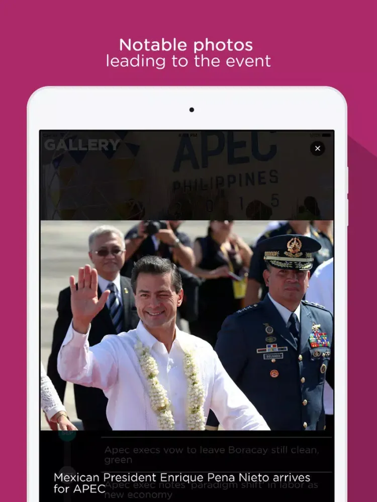 APEC 2015 Inquirer Coverage iPad  Ekran Görüntüleri