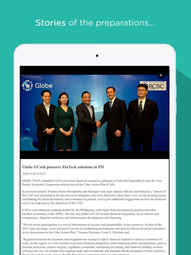 APEC 2015 Inquirer Coverage iPad  Ekran Görüntüleri