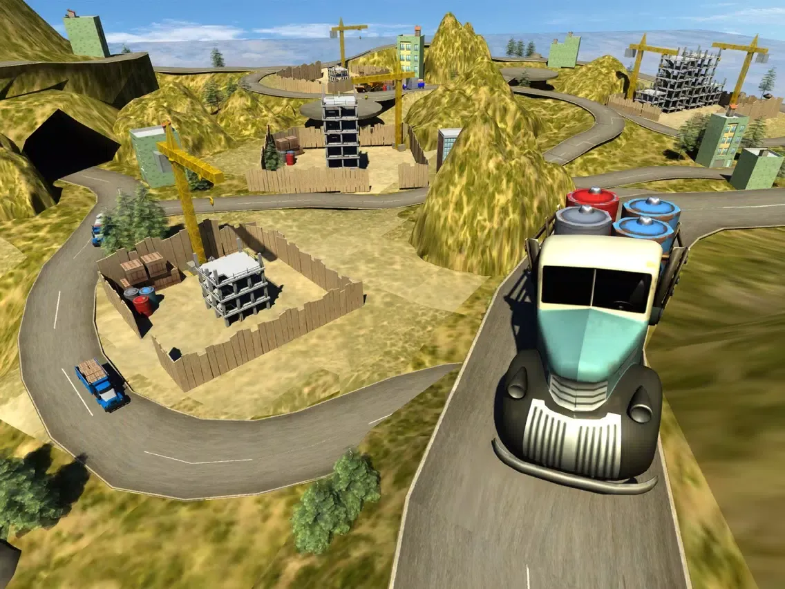 18 Wheel Extreme Truck Driving iPad  Screenshots