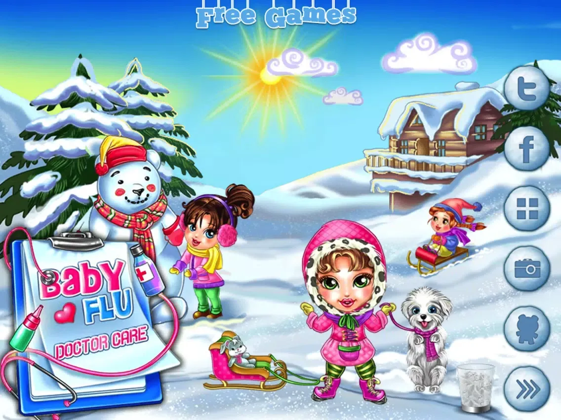 صور Baby Care Flu Kids Doctor -free kids game iPad 