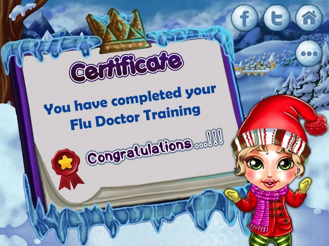 صور Baby Care Flu Kids Doctor -free kids game iPad 