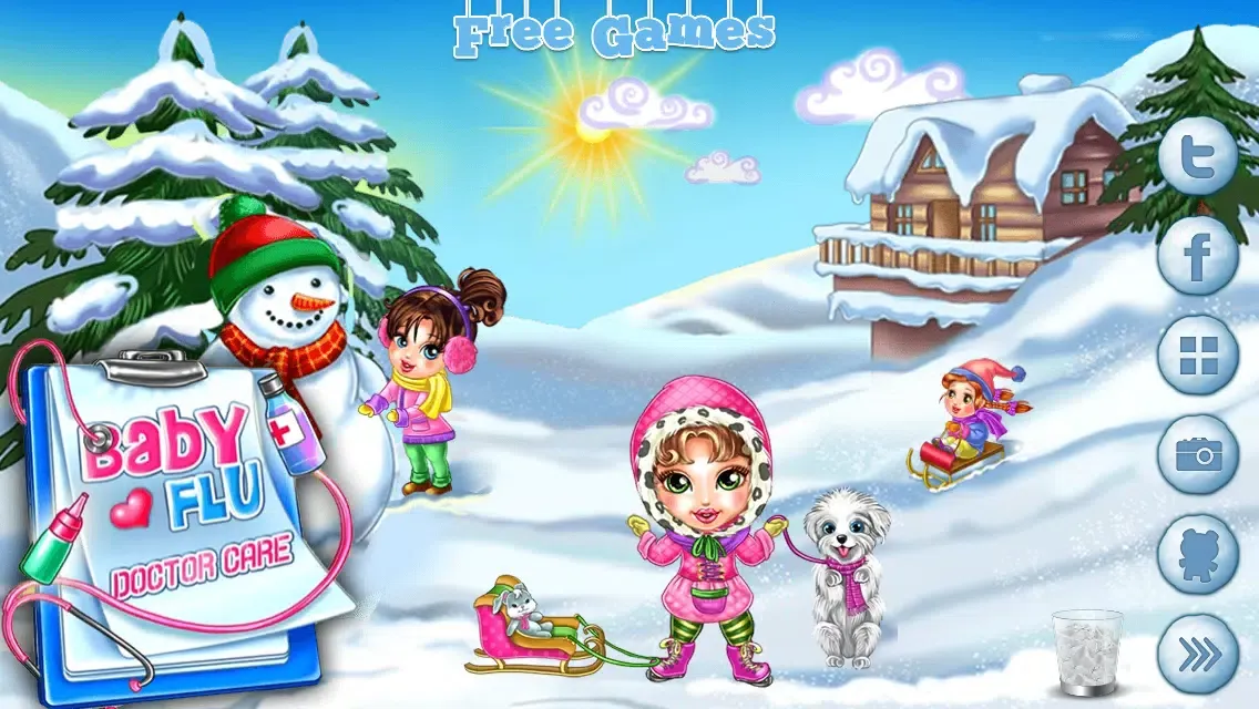 صور Baby Care Flu Kids Doctor -free kids game