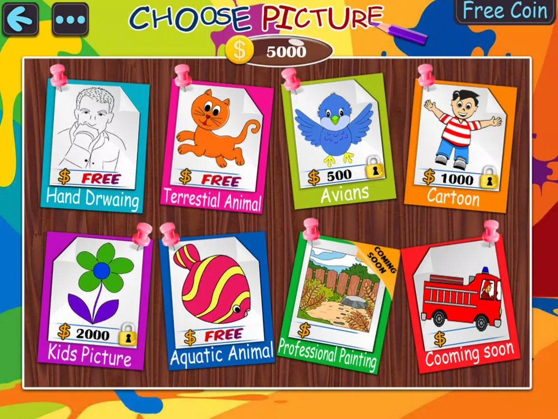 Tangkapan skrin Color Book for Kids iPad 